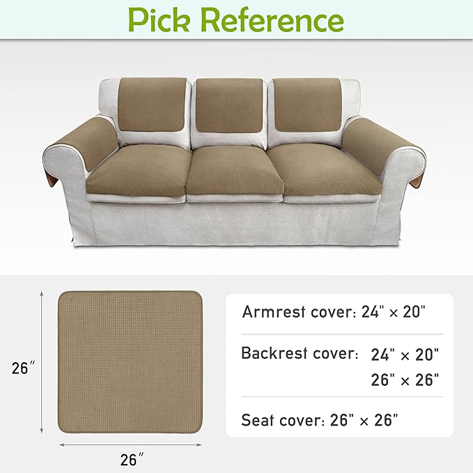 Couch Arm Covers, Sofa Arm Covers, Waterproof Armrest Covers - Image 6