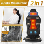 Back Massager with Heat for Chair, Massage Chair Pad with Neck Support - Image 3