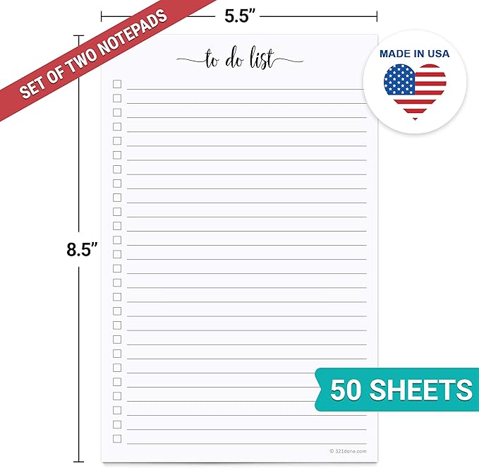 321Done To Do List Notepad - Image 2