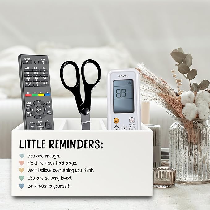 XPH Little Reminders Inspirational Pen Pencil Holder Organizer - Image 5