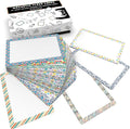 Attractivia Dry Erase Magnetic Labels 5.6 x 3.7 in, Pattern Borders, Large Dry by Attractivia