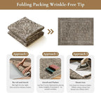 GENIMO 6x9 Area Rug Machine Washable Boho Rug - Image 9