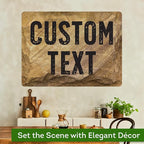 Custom Sign, Custom Street Sign, 11 Font Colors, 13 Font Styles, 4 Hole Options - Image 4