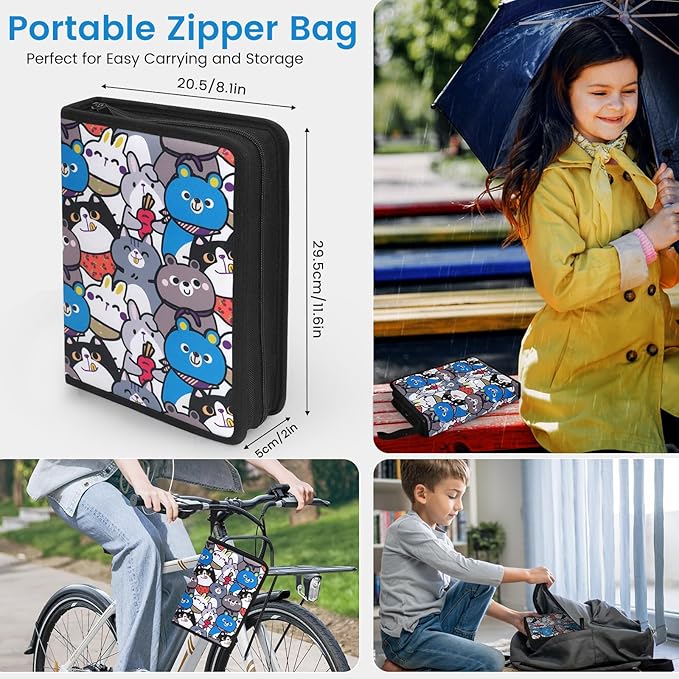 Pencil Case For Colored Pencils, 72 Slots Pencil Holder Large Capacity Colored - Image 3