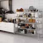 Regal Altair 24" Deep x 72" Wide x 64" Height Wire Shelving Kit | 5-Tier | NSF - Image 2