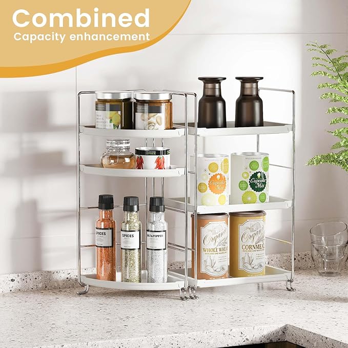 JANUS LiANG 3-Tier Bathroom Counter Organizer, Plastic Bathroom Organizer - Image 5