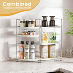 JANUS LiANG 3-Tier Bathroom Counter Organizer, Plastic Bathroom Organizer - Image 5