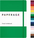 PAPERAGE Lined Journal Notebook, 160 Pages, Medium 5.6 in x 8 in by PAPERAGE
