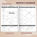 Clever Fox Planner – Undated Weekly & Monthly Planner - Image 4