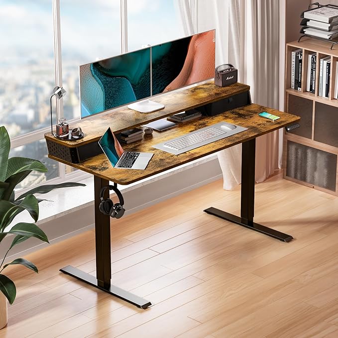 Kingant 55 x 24 Inch Electric Standing Desk - Image 2
