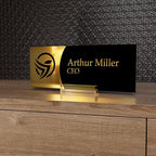 EGD Acrylic Desk Name Plate Personalized - Image 7