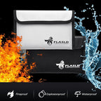 FLASLD Fireproof Money Bags, Fireproof Wallet Pouch, Small Safe Bag - Image 4