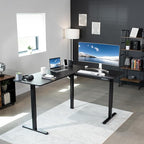 VIVO Electric Corner 63 x 55 inch L-Shaped Standing Desk, Memory Height - Image 8