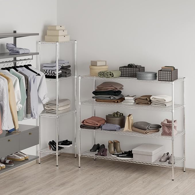 Regal Altair 21" Deep x 60" Wide x 54" Height Wire Shelving Kit | 4-Tier | NSF - Image 7