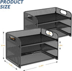 samstar 2 Pack 3 Tier Letter Tray Paper Organizer - Image 6