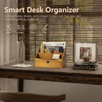Rebee Vision Pine Wood Mail Organizer - Image 3