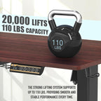 SHW 55 x 28 Inches Electric Height Adjustable Standing Desk - Image 8