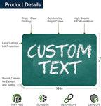 Custom Sign, Custom Street Sign, 11 Font Colors, 13 Font Styles, 4 Hole Options - Image 6