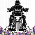 Custom Motorcycle Metal Signs Personalized Biker Name Sign Custom Garage Decor by HengMeiZiK