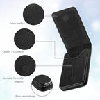 Outus 2 Pieces Business Card Holder, PU Leather Business Card Case Pocket Wallet - Image 3
