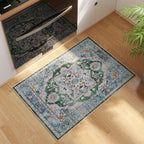 Rugcomf Vintage Medallion Rugs for Entryway 2'x3' - Image 3
