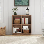 ChooChoo 4 Cube Storage Organizer, Wooden Bookcase - Image 6