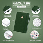 Clever Fox Planner 2nd Edition – Colorful Weekly & Monthly Goal Planner - Image 2
