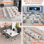 Conference Table Flip Top Mobile Conference Room Tables, Folding Conference - Image 6