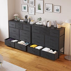 LUMTOK 10-Drawer Dresser, Fabric Storage Dressers - Image 9