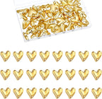 CllyCnny Heart Push Pins: 50PCS Cute Decorative Push Pins Gold Heart Thumb Tacks by Unknown