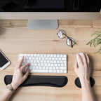 Hoewina Keyboard Wrist Rest, Ergonomic Wrist Rest, Superfine Fabric and Gel - Image 7