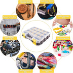 Hardware Organizer Box 34 Compartments Small Parts Organizer - Image 4