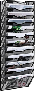 Solinxe Wall File Holder, 12 Pockets Hanging File Folder, Paper Organizer by Solinxe