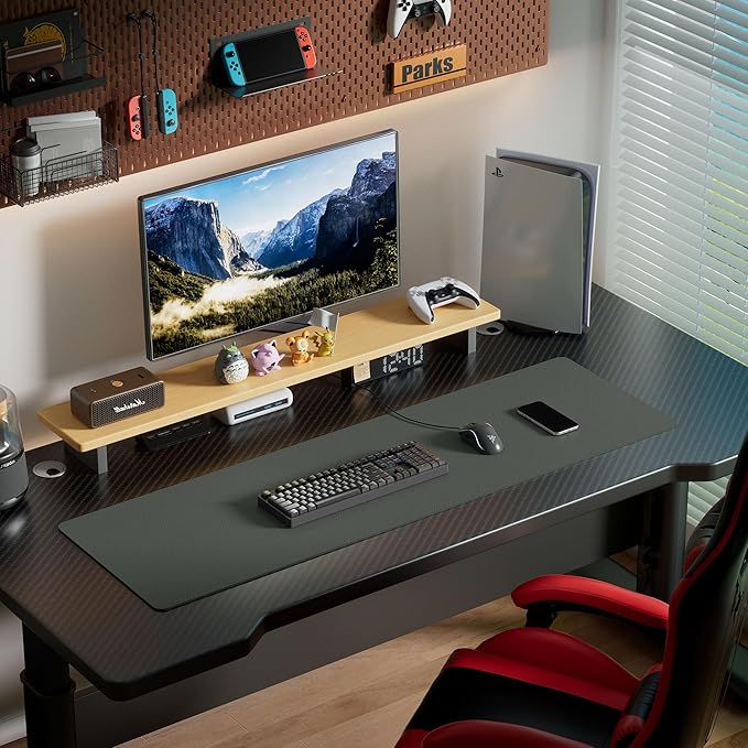 Aothia Leather Desk Pad Protector, Office Desk Mat, Large Mouse Pad, Laptop - Image 7