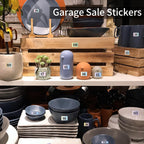 Starboling Garage Sale Stickers, 4050 Pcs 1/2" X 3/4" Yard Sale Price Labels, Rectangle Preprinted Price Labels for Flea Market