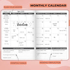Clever Fox Planner – Undated Weekly & Monthly Planner - Image 4