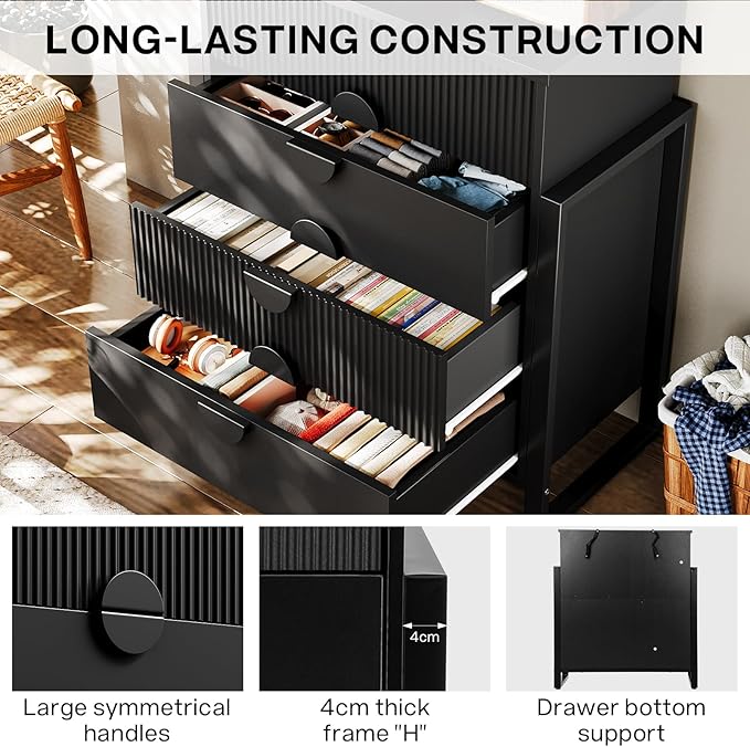 LGHM Fluted Dresser for Bedroom - Image 7