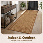montvoo-2x6 ft indoor outdoor runner rugs for entryway, close-up detail