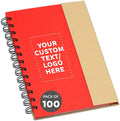 DISCOUNT PROMOS Custom Eco Friendly Spiral Notebooks by DISCOUNTPROMOS