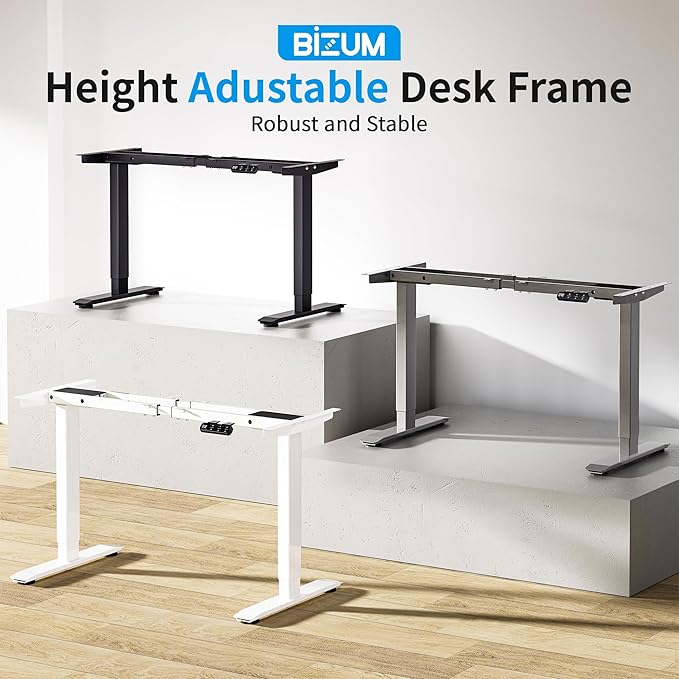 BIZUM Dual Motor Electric Standing Desk Frame - Image 3