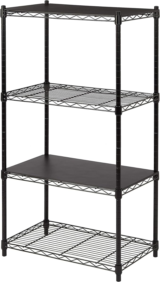 Amazon Basics 2-Shelf Stackable Storage, 13.3" D x 23.2" W x 22.2" H - Image 7