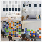 Amantech 12 Pack Acoustic Panels Self Adhesive Sound Proof Foam, High Density - Image 7