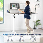 VIVO Electric 71 x 36 in Standing Desk, Memory Height Adjustment, 1B Series - Image 4