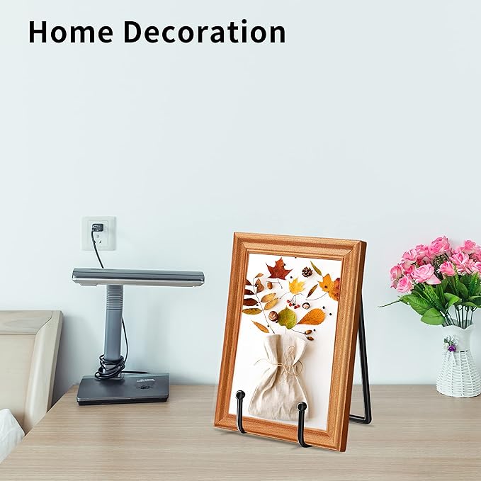 Decolore 5 Pack 4.5 Inch Display Stands Black Iron Easel - Image 5