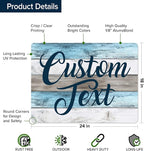 Custom Sign, Custom Street Sign, 11 Font Colors, 13 Font Styles, 4 Hole Options - Image 6