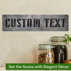 Custom Sign, Custom Street Sign, 11 Font Colors, 13 Font Styles, 4 Hole Options - Image 4