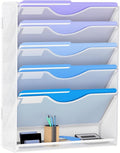 Gawerk 6 Tier Hanging File Organizer, Mesh Wall File Holder Paper Folder Rack by Gawerk