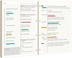 EMSHOI Undated Daily Planner 9.2" X 12", Large To Do List Notepad, 240 Refill - Image 3