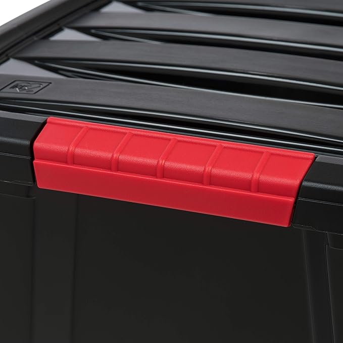IRIS USA 32 Qt Stackable Plastic Storage Bins - Image 5