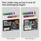 ARTISTRO 24 Metallic Acrylic Paint Markers - Image 10